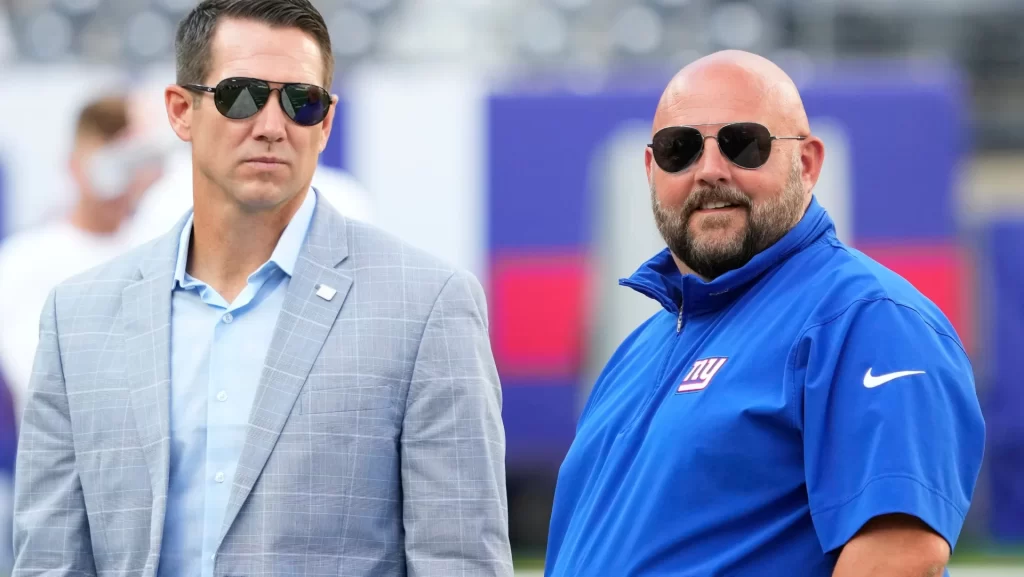 New York Giants General Manager Joe Schoen and Head Coach Brian Daboll.