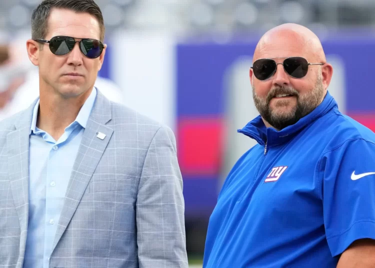 New York Giants General Manager Joe Schoen and Head Coach Brian Daboll.