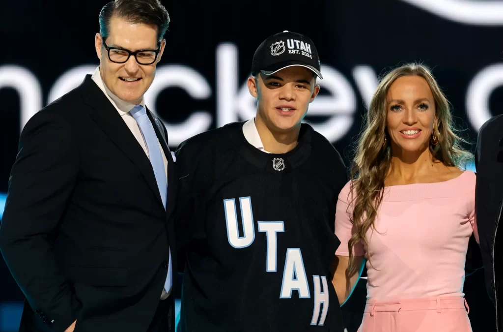 Tij Iginla at the NHL Draft.