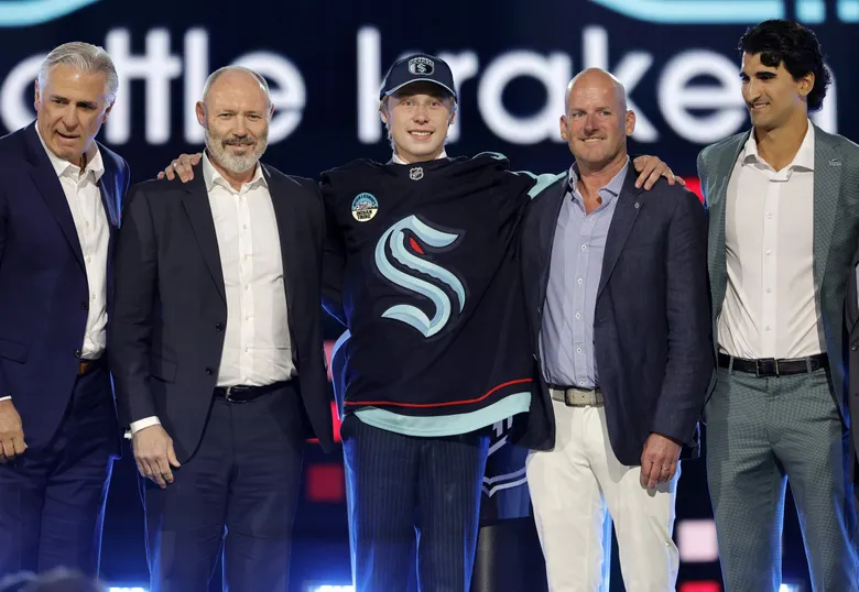 Berkely Catton at the NHL Draft.