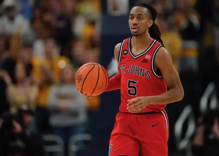 Former St. John's star Daniss Jenkins signed a two-way deal with the Detroit Pistons. Patrick McDermott, Getty Images