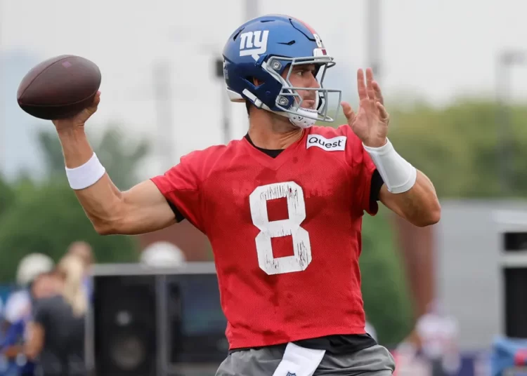 New York Giants quarterback Daniel Jones. Charles Wenzelberg, New York Post