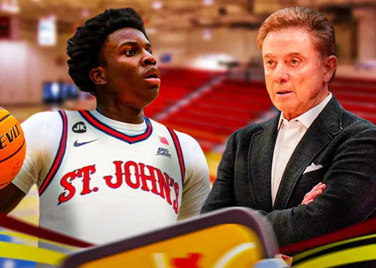 St. John's star transfer Kadary Richmond and head coach Rick Pitino.