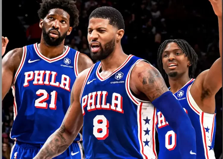 Paul George joins Joel Embiid and Tyrese Maxey in Philly. ESPN