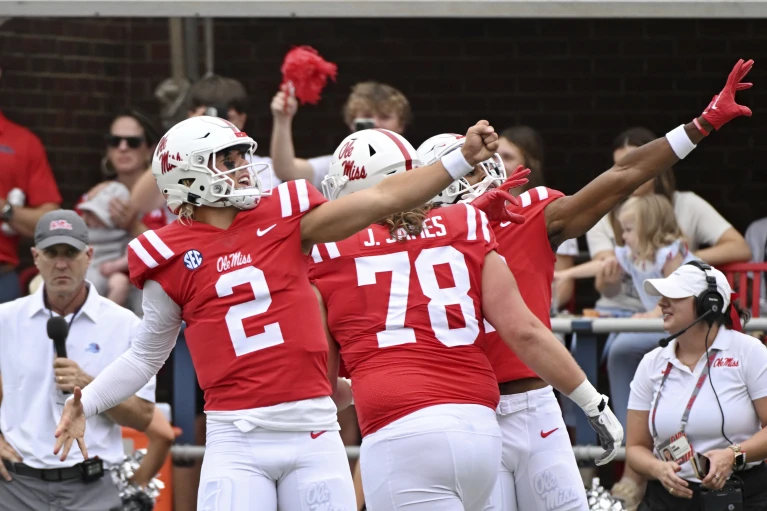 Ole Miss quarterback Jaxson Dart.