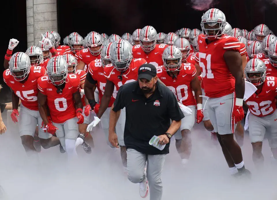 Ohio State behind Ryan Day.