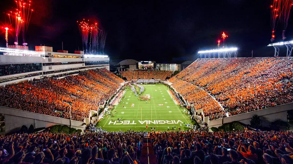 Virginia Tech stadium.