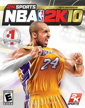 NBA 2K cover with Kobe Bryant.