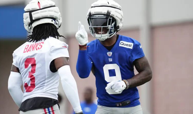 Giants cornerback Deonte Banks and wide receiver Malik Nabers. Lucas Boland, USA TODAY Sports