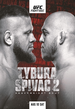 UFC Fight Night: Tybura v. Spivac 2 poster.