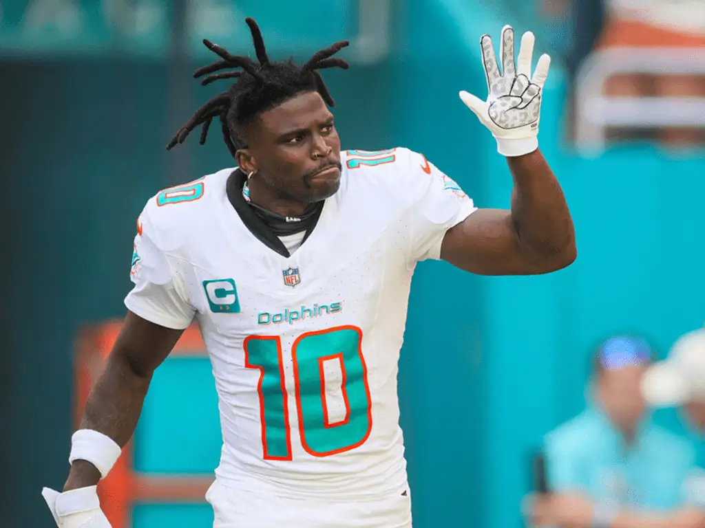 Miami Dolphins WR Tyreek Hill.